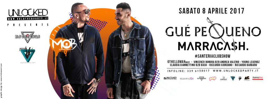 Guè Pequeno & Marracash at Mob di Carini