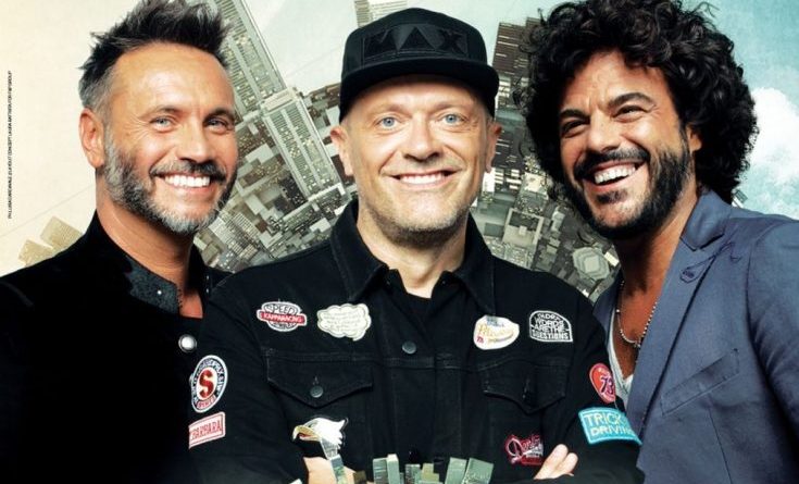 Max Pezzali, Nek e Francesco Renga per "Duri Da Battere" Tour