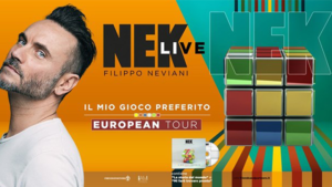 NEK 16 GENNAIO TEATRO METROPOLITAN (CT) 18 GENNAIO TEATRO GOLDEN (PA)